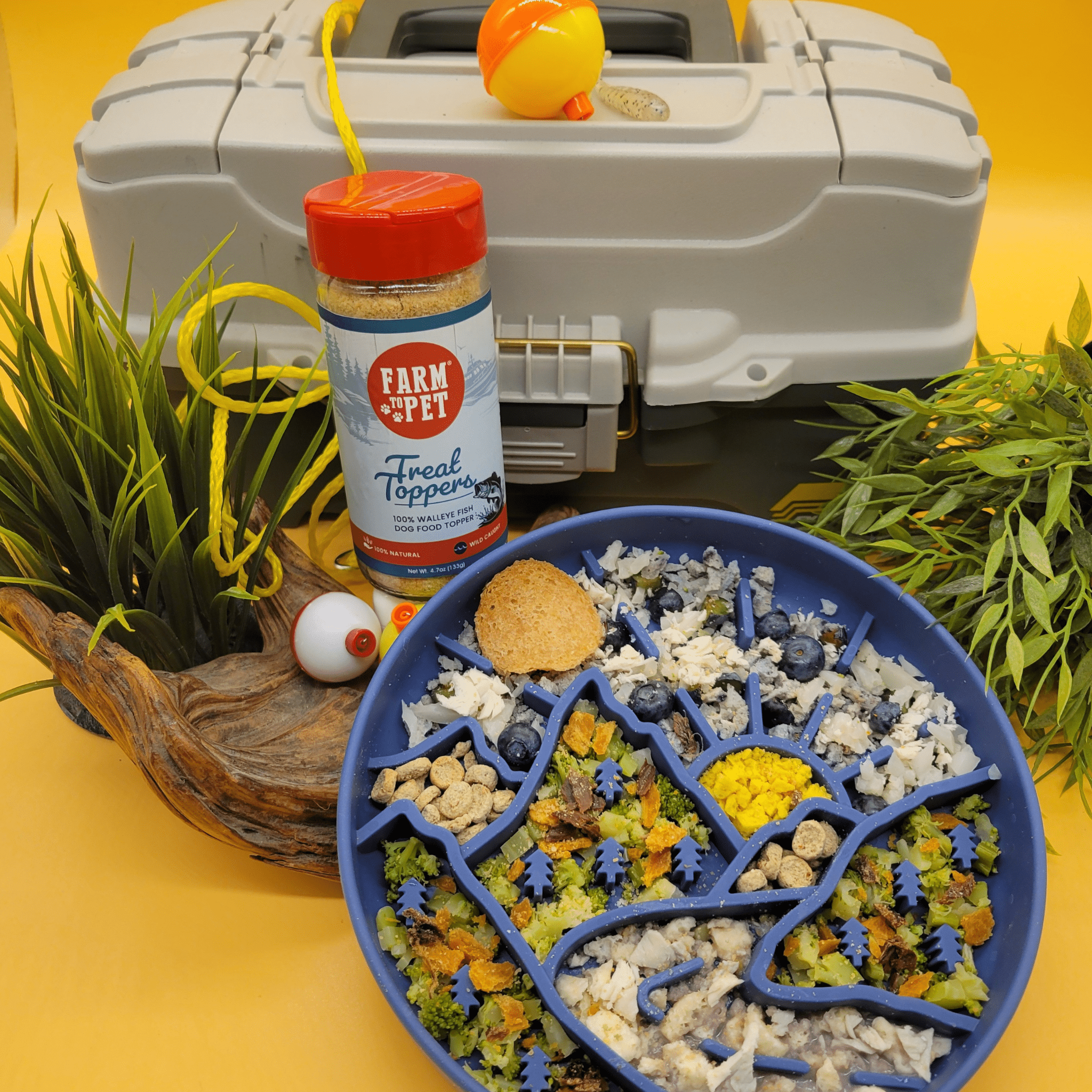 Treat Topper Fish Dog Food Topper | Low-Fat Meal Topper for Pets